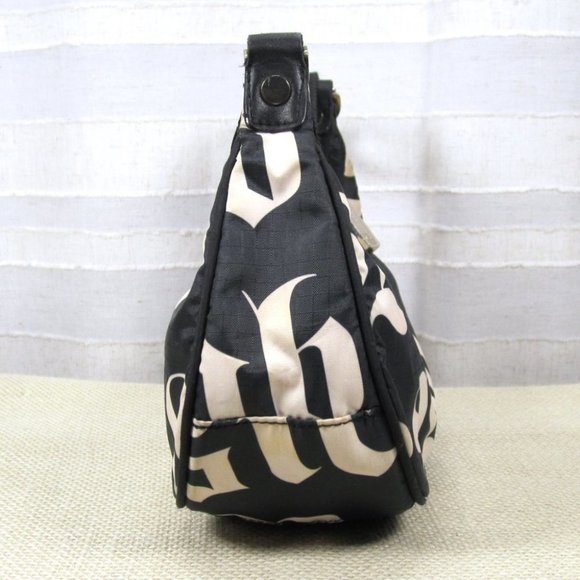 L.A.M.B. for Lesportsac 2nd Edition Black Small Hella Hobo w/Charm Gwen Stefani - Picture 3 of 10